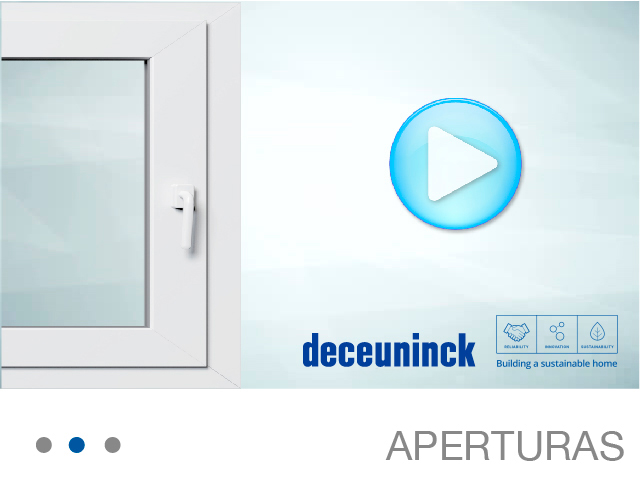 video aperturas especiales deceuninck